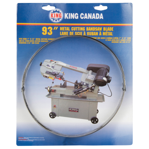 Lame de scie &agrave; ruban pour la coupe du m&eacute;tal, M&eacute;tal, 93" lo x 3/4" la x &eacute;paisseur 0,032", 14 dents par pouce Nuna Depot Inc.