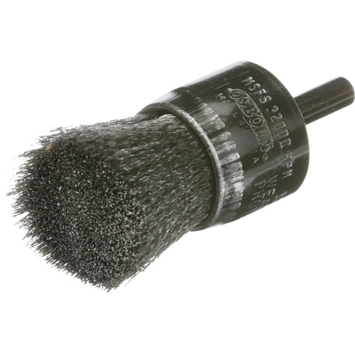 Brosse mont&eacute;e &agrave; fils ondul&eacute;s, 1", Fils 0.005 Nuna Depot Inc.