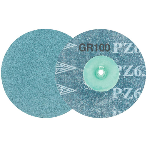 TWIST TOPCUT Sanding Disc, 3" Dia., 100 Grit, Zirconium Nuna Depot Inc.