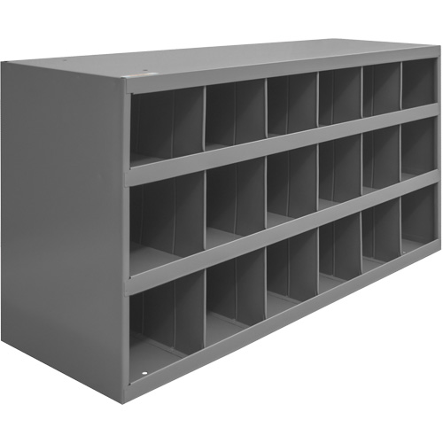 Armoires pour bacs de rangement en acier, 33-3/4" la x 12" p x 19-1/4" h, Gris Nuna Depot Inc.