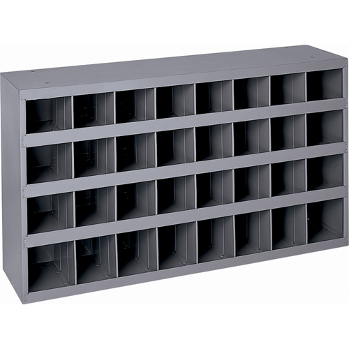 Armoires pour bacs de rangement en acier, 34-3/4" la x 8-1/2" p x 19-1/4" h, Gris Nuna Depot Inc.