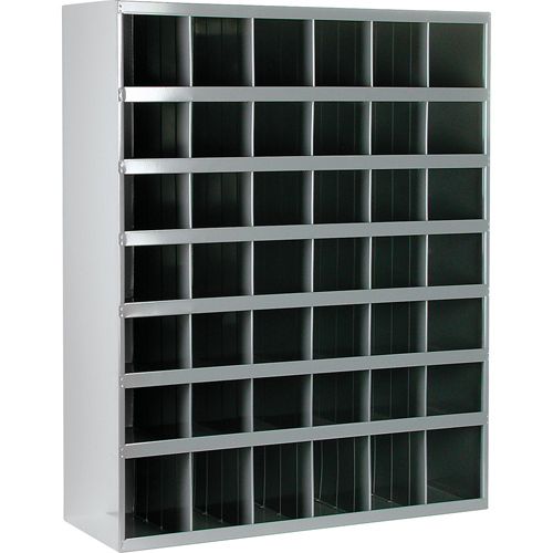 Armoires pour bacs de rangement en acier, 33-3/4" la x 12" p x 42" h, Gris Nuna Depot Inc.
