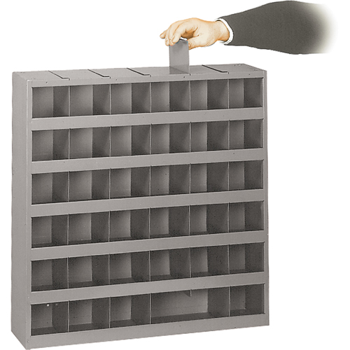 Adjustable Storage Bin Cabinet, Steel, 36 Drawers, 23-3/4" x 4-3/4" x 23-3/4", Grey Nuna Depot Inc.