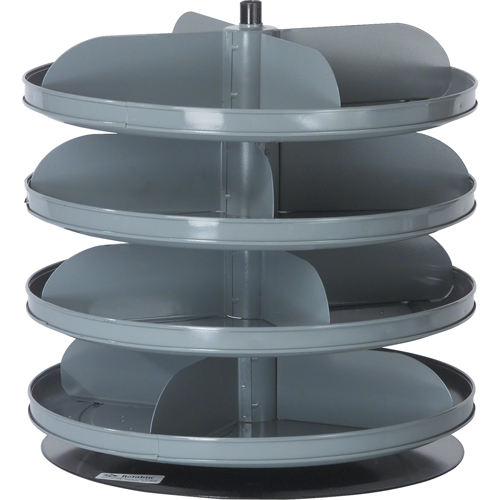 Rotabin&reg; Storage Units, 60 lbs. Capacity per Level, 10 Level, 42-1/8" H x 17" Dia. Nuna Depot Inc.