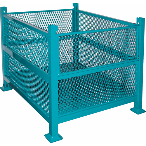 Conteneurs en m&eacute;tal grillag&eacute;, 2 panneaux repliables, Capacit&eacute; 3000 lb, 34,5" la x 40,5" p x 32,25" h Nuna Depot Inc.
