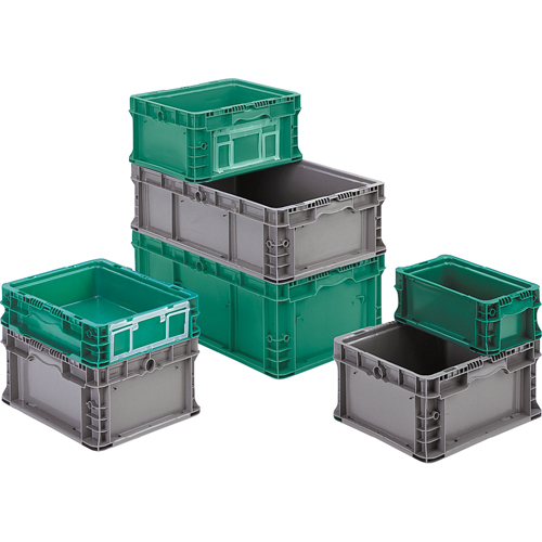 StakPak Plus 4845 System Containers, 7-2/5" W x 12" D x 5" H, Medium Green Nuna Depot Inc.