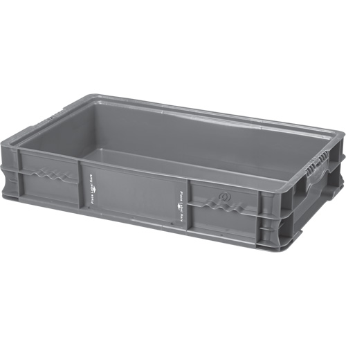 StakPak Plus 4845 System Containers, 15" W x 24" D x 5" H, Grey Nuna Depot Inc.