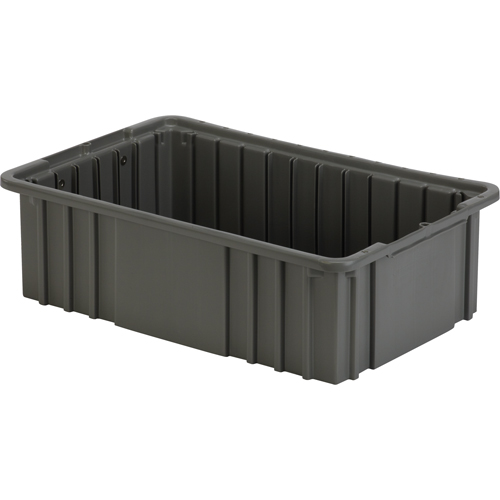 Divider Box, Polyethylene, 16.5" W x 10.9" D x 5" H, Grey Nuna Depot Inc.