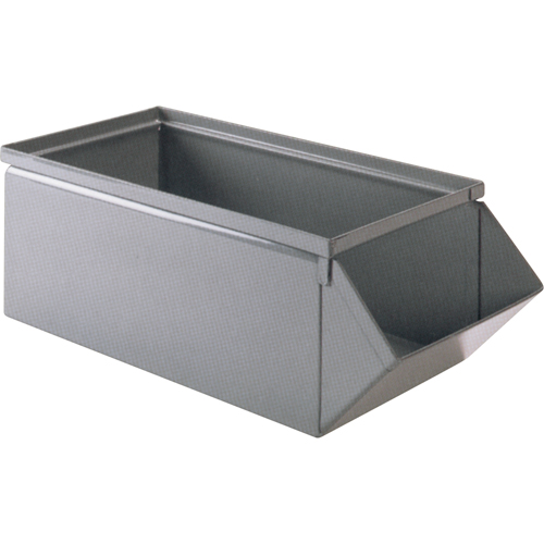 Steel Bin, 100 lbs. Cap., 15" W x 24" D x 11" H, Blue Nuna Depot Inc.