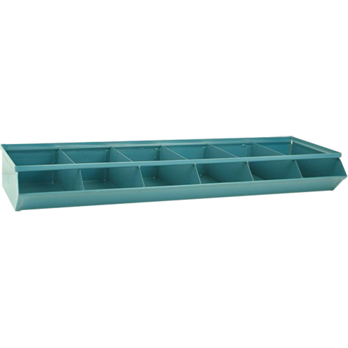 Bacs sectionnels superposables, Cap. 100 lb, 37" la x 12" p x 4-1/2" h, Bleu Nuna Depot Inc.