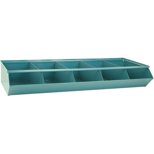 Bacs sectionnels superposables, Cap. 100 lb, 37" la x 15-1/2" p x 6" h, Bleu Nuna Depot Inc.
