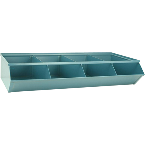 Bacs sectionnels superposables, Cap. 100 lb, 37" la x 18-3/4" p x 7-1/2" h, Bleu Nuna Depot Inc.