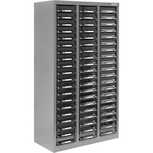 Casiers pour pi&egrave;ces KPC-300, Acier galvanis&eacute;, 60 tiroirs, 21-3/10" x 10-2/5" x 36-9/10", Gris Nuna Depot Inc.