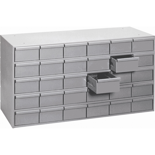Industrial Drawer Cabinets, 30 Drawers, 33-3/4" W x 11-3/4" D x 21-1/8" H, Grey Nuna Depot Inc.