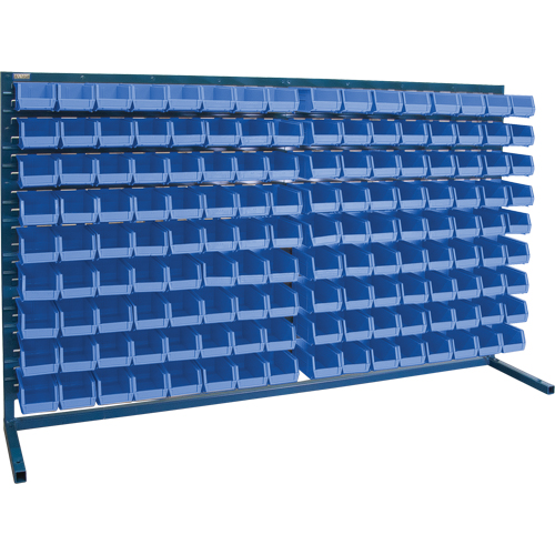 Rayonnage &agrave; persienne avec bacs, 144 bacs, 72" la x 15" p x 40" h Nuna Depot Inc.