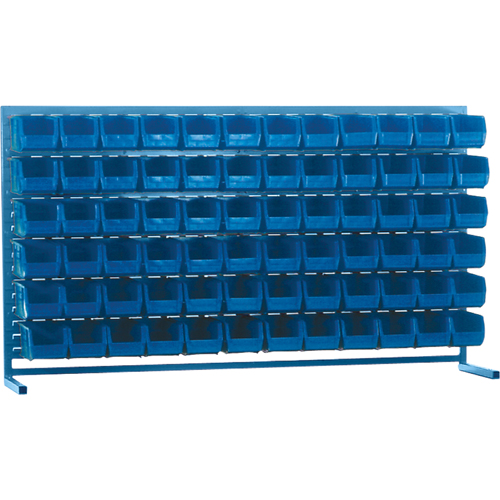 Rayonnage &agrave; persienne avec bacs, 72 bacs, 72" la x 15" p x 40" h Nuna Depot Inc.