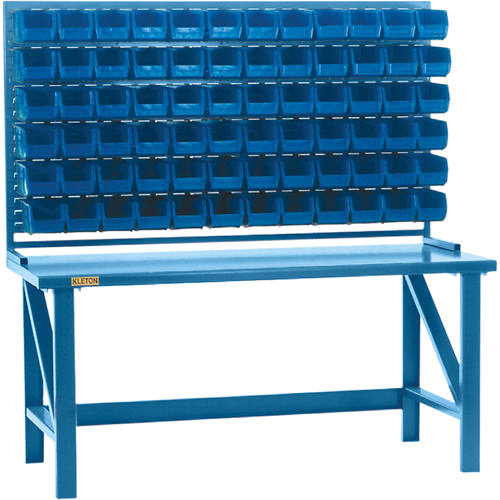 Rayonnage &agrave; persienne avec bacs, 72 bacs, 72" la x 15" p x 40" h Nuna Depot Inc.