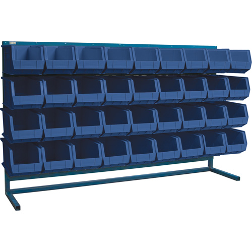 Rayonnage &agrave; persienne avec bacs, 36 bacs, 72" la x 15" p x 40" h Nuna Depot Inc.