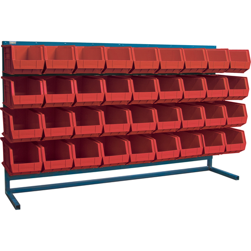 Rayonnage &agrave; persienne avec bacs, 36 bacs, 72" la x 15" p x 40" h Nuna Depot Inc.