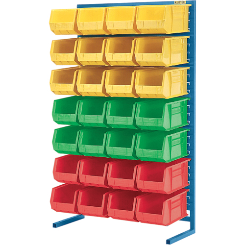 Stationary Bin Racks  -Single-Sided - Rack Only, 36" W x 12" D x 61" H Nuna Depot Inc.