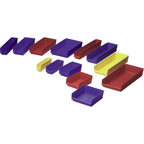Bacs de rangement pour tablettes, 8-3/8" la x 4" H x 11-5/8" p, Bleu, Capacit&eacute; 30 lb Nuna Depot Inc.