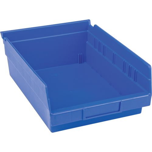 Bacs pour tablette en plastique, 8-3/8" la x 4" H x 11-5/8" p, Bleu, Capacit&eacute; 15 lb Nuna Depot Inc.