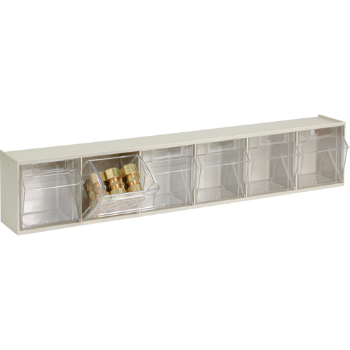 Syst&egrave;me de casiers modulaires Tip-Out, 23-5/8" la x 3-5/8" p x 4-1/2" h, 6 tiroirs Nuna Depot Inc.