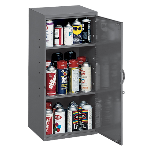 Armoires utilitaires, Acier, 2 Tablettes, 30" h x 13-3/4" la x 12-3/4" P, Gris Nuna Depot Inc.