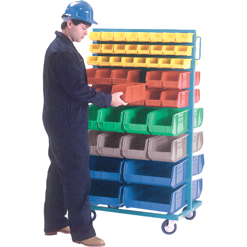 Supports mobiles pour contenants - &agrave; deux c&ocirc;t&eacute;s, 0 bacs, 36" la x 24" p x 67-1/2" h Nuna Depot Inc.