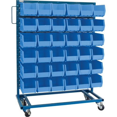 Support mobile pour bacs &agrave; un c&ocirc;t&eacute;, &agrave; un c&ocirc;t&eacute;, 36 bacs, 36" la x 16" p x 46-1/2" h Nuna Depot Inc.
