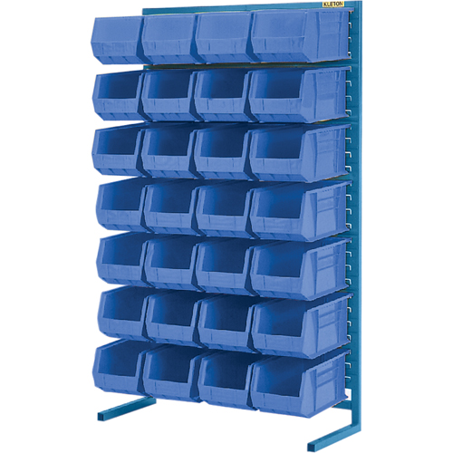 Support stationnaire pour bacs &agrave; un c&ocirc;t&eacute;, 36" la x 12" p x 61" h, 28 bacs Nuna Depot Inc.