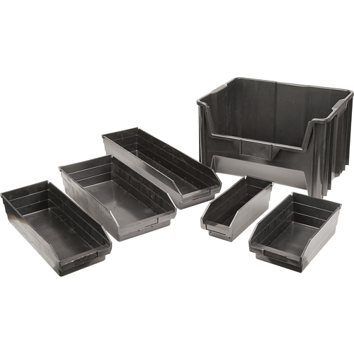 Bacs &agrave; pi&egrave;ces en plastique recycl&eacute;, 4-1/8" la x 11-5/8" p x 4" h, Capacit&eacute; de 30 lb Nuna Depot Inc.