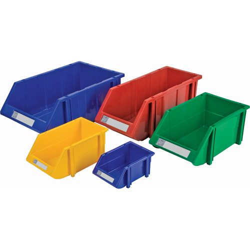 Stack & Hang Bin, 7-7/8" W x 7" H x 17-11/16" D, Red Nuna Depot Inc.