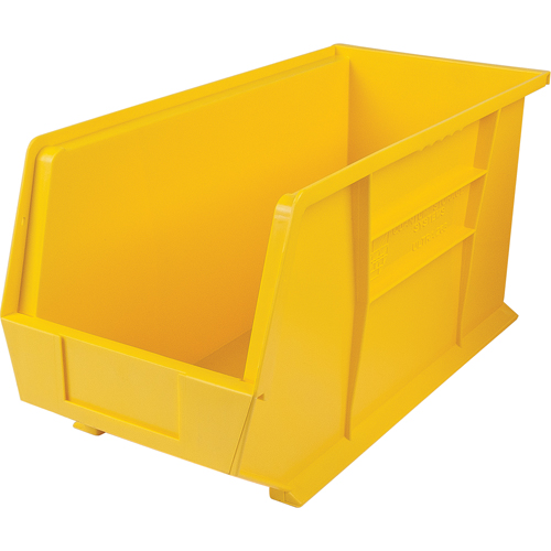 Bacs ultra empilable & suspendable, 8-1/4" la, 9" h x 18" p, Jaune Nuna Depot Inc.