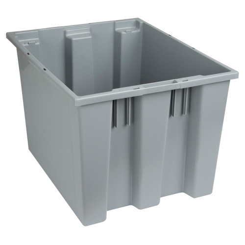 Contenants Stack & Nest, 13" x 19,5" x 15,5", Gris Nuna Depot Inc.