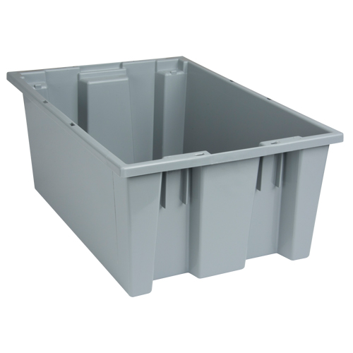 Contenants Stack & Nest, 8" x 19,5" x 13,5", Gris Nuna Depot Inc.