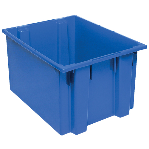 Contenants Stack & Nest, 13" x 23,5" x 19,5", Bleu Nuna Depot Inc.