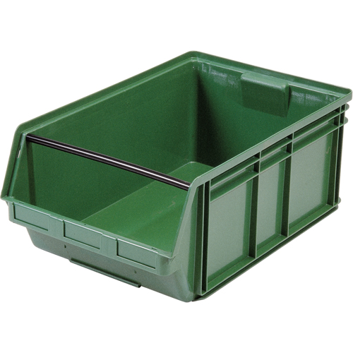 Giant Stacking Containers, 18.375" W x 29" D x 11.875" H, Green Nuna Depot Inc.