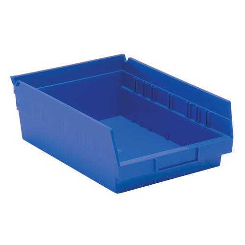 Bacs de rangement pour tablettes, 8-3/8" la x 4" H x 11-5/8" p, Bleu, Capacit&eacute; 30 lb Nuna Depot Inc.