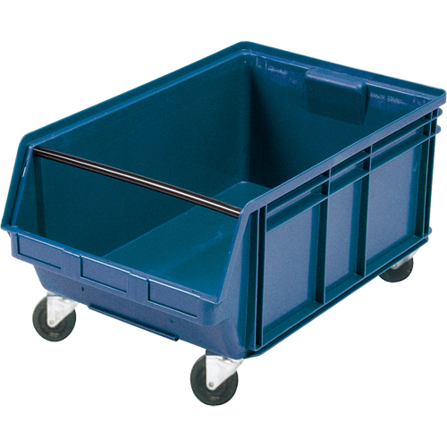 Mobile Giant Stacking Bin, 11-7/8" H x 18-3/8" W x 29" D, 150 lbs. Capacity, Blue Nuna Depot Inc.
