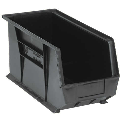 Bacs ultra empilable & suspendable, 8-1/4" la, 9" h x 18" p, Noir Nuna Depot Inc.