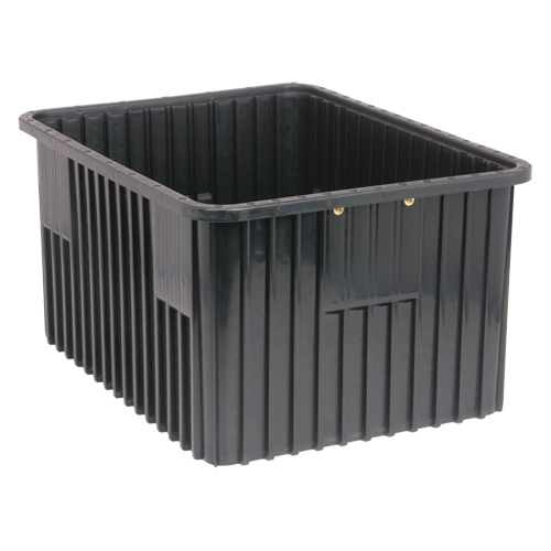 Bacs divisibles conducteurs, Polypropyl&egrave;ne, 17-1/2" la x 22-1/2" p x 12" h, Noir Nuna Depot Inc.