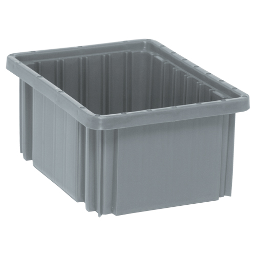 Contenants Divider Box, Plastique, 10,9" la x 8,3" p x 5" h, Gris Nuna Depot Inc.