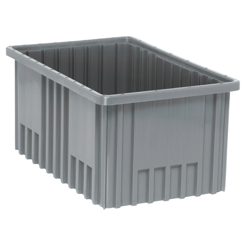 Contenants Divider Box, Plastique, 16,5" la x 10,9" p x 8" h, Gris Nuna Depot Inc.