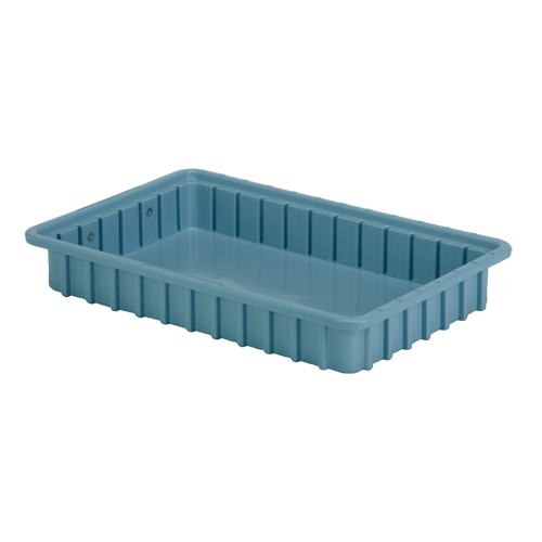 Contenants Divider Box, Poly&eacute;thyl&egrave;ne, 16,5" la x 10,9" p x 2,5" h, Bleu p&acirc;le Nuna Depot Inc.