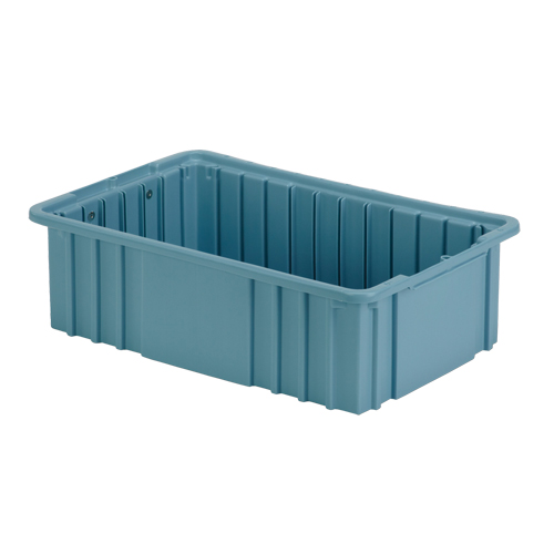 Contenant Divider Box, Poly&eacute;thyl&egrave;ne, 15,5" la x 9,9" p x 5" h, Bleu p&acirc;le Nuna Depot Inc.