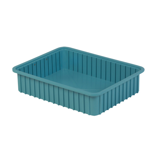 Contenants Divider Box, Poly&eacute;thyl&egrave;ne, 22,4" la x 17,4" p x 5" h, Bleu p&acirc;le Nuna Depot Inc.