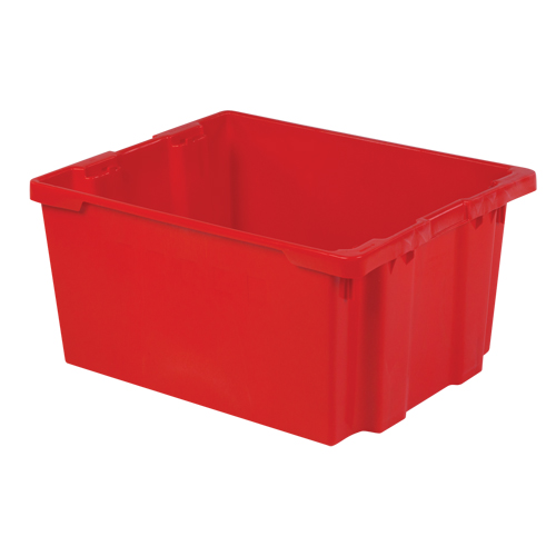 Contenants Stack-N-Nest Polylewton, 15,1" x 30,1" x 24", Rouge Nuna Depot Inc.