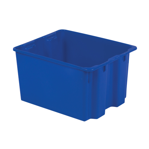 Contenants Stack-N-Nest Polylewton, 12" x 21" x 17", Bleu Nuna Depot Inc.