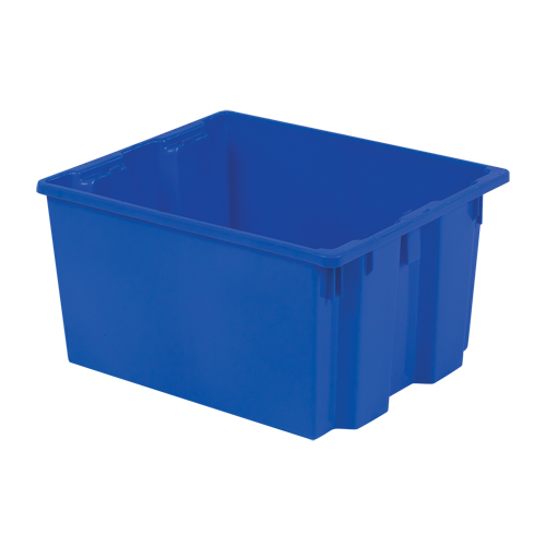 Contenants Stack-N-Nest Polylewton, 13" x 24" x 20", Bleu Nuna Depot Inc.